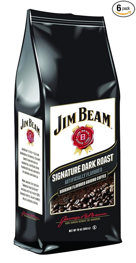 Jim Beam Signature Dark Roast 12 Ounce (Pack of 6)
