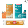 AYD Goods Medicine Ball Cold Buster Recipe 48 teabags of Ginger Peach and Harmonic Mint Includes 10 Counts of AYD Goods US Grade A Honey Sticks
