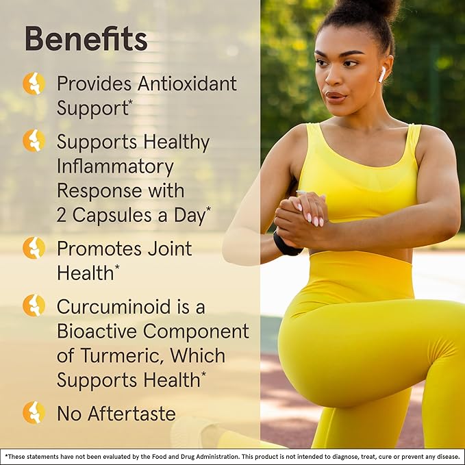 Jarrow Formulas Curcumin 95 Supplement - Turmeric Extract Supplement 500 mg for Antioxidant &amp Joint Support 60 Capsules