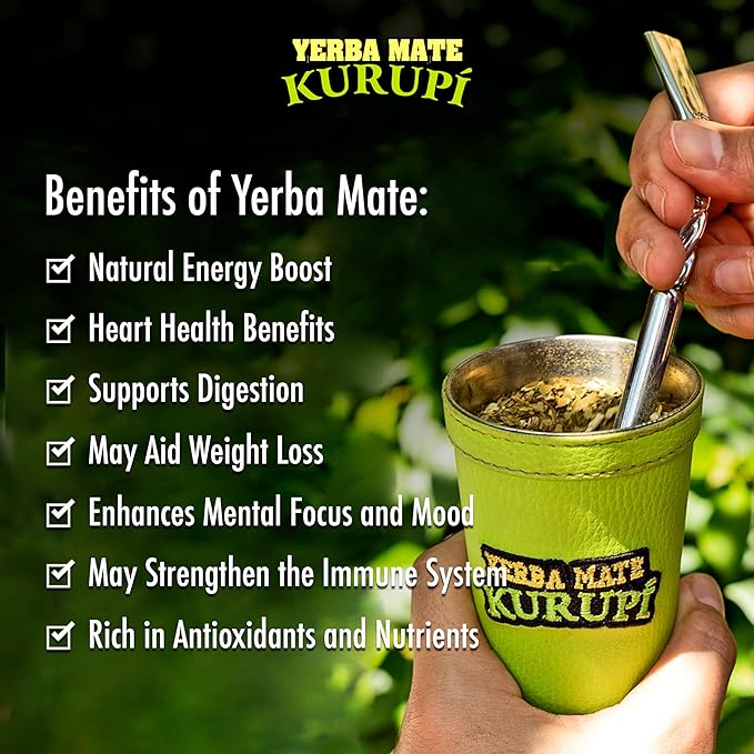 Kurupi Yerba Mate - Mint Boldo &amp Mint Lemon. 12Pack