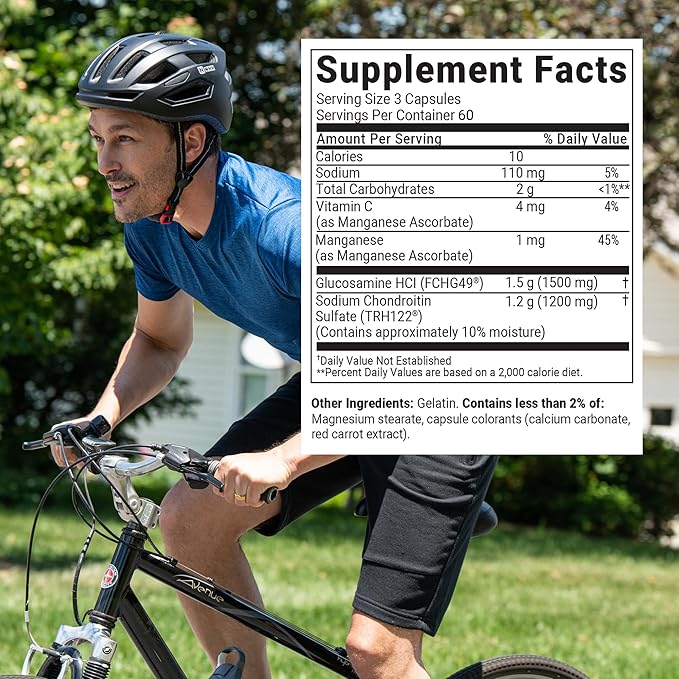 Nutramax Laboratories Cosamin® DS Joint Health Supplement with Glucosamine &amp Chondroitin for Adult Men &amp Women Joint Supplement 180 Capsules