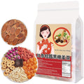 CHADUO Brown Sugar Ginger Tea 12.68oz/ 30 Bags Rose Ginseng Tea With Red Date Brown Sugar Ginger Longan Wolfberry Handmade With Ancient Craftsmanship 红糖姜茶 红参桂圆黑糖姜茶
