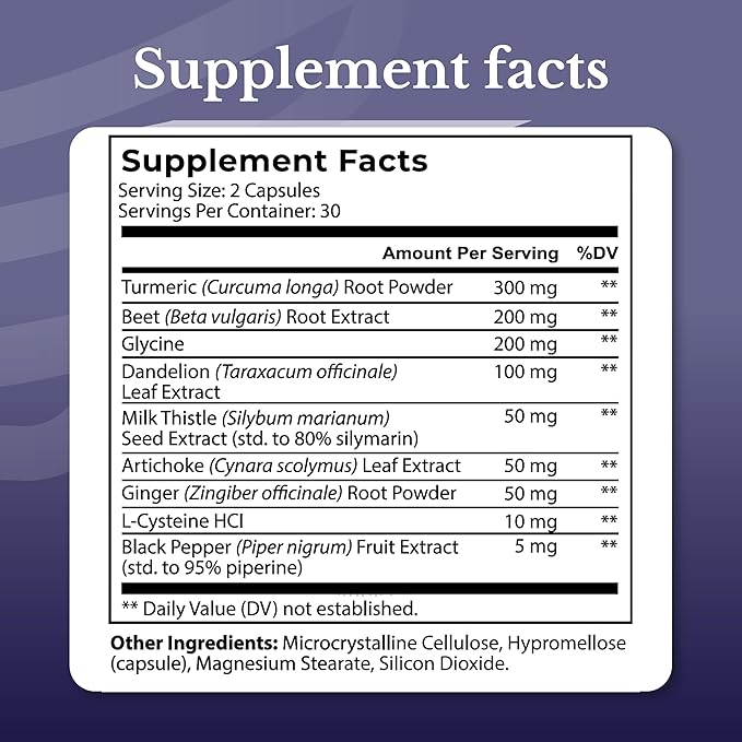 Liver Renew - Liver Cleanse Detox &amp Repair - Liver Support Supplement with Artichoke Extract Milk Thisle Dandelion and Turmeric - 360 Capsules