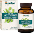 Himalaya NSK-SD Nattokinase Dietary Supplement for Healthy Circulation Vegan Gluten Free Natto Extract 100 mg 60 Capsules