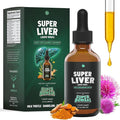 SuperBonsai Super Liver Support with Milk Thistle - All Natural Liver Cleanse Detox &amp Repair Aid - Doctor-Formulated Liver Supplement - Liquid Herbal Supplements for Liver Health - 1 Month Supply