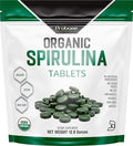 Probase Nutrition Organic Spirulina Supplement 3000MG Per Serving 720 Tablets (4 Month Supply) No Filler &amp Non-GMO Rich in Vegan Protein Vitamins &amp Prebiotics Premium Spirulina Pills