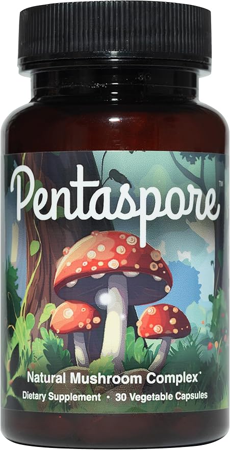 Natural Mushroom Supplement - Non-GMO Vegan Gluten-Free
