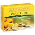 Bigelow Lemon Ginger 80 Count Box (Pack of 1) Caffeine Free Herbal Tea  80 Tea Bags Total