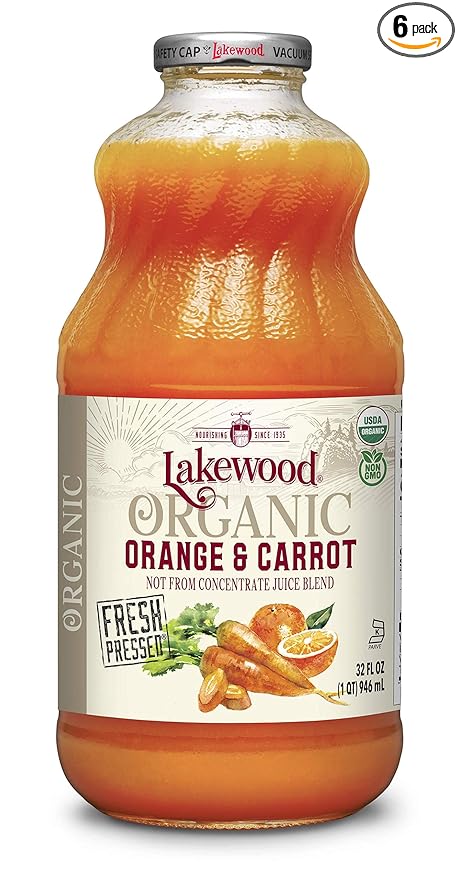 LAKEWOOD JUICE ORANGE CARROT ORG 32 FO