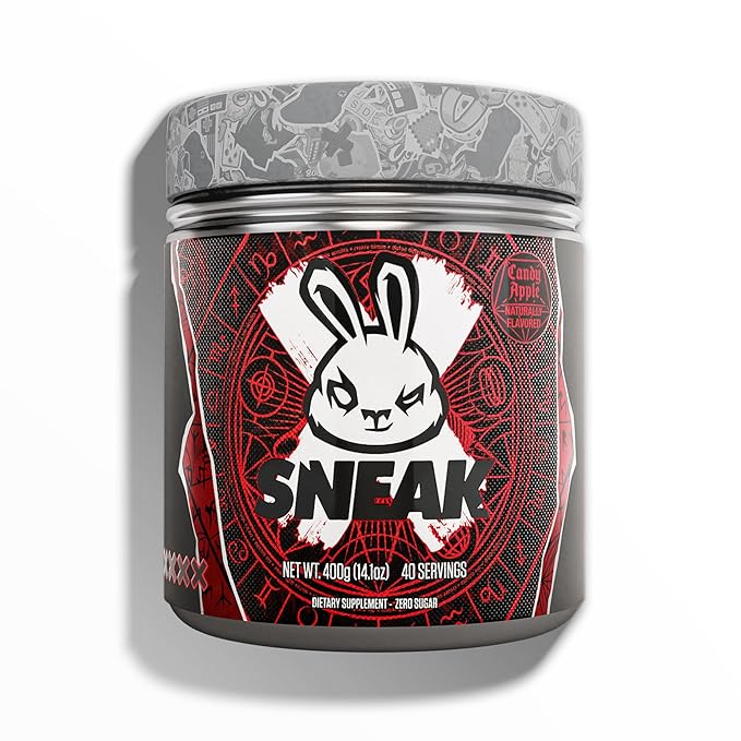 SNEAK Energy Drink Powder | Candy Apple | No Sugar. No Nasties. Just Natural Caffeine Focus-Boosting Nootropics | 40 Servings