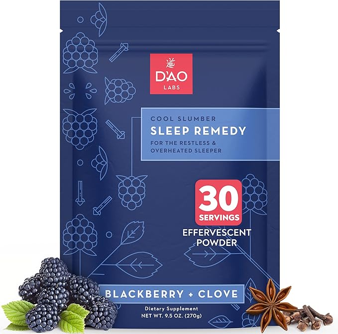 D’AO Labs Cool Slumber - Tian Wan Bu Xin Dan/Emperor of Heaven Elixir - Sleep Supplement for Those Who Sleep Hot and Restless Under The Covers. 30 Servings.