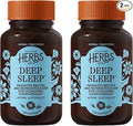 Herbs Etc. Deep Sleep Softgels - Herbal Sleep Support Supplement - Rest &amp Calming Support with Passionflower Chamomile &amp Lemon Balm - 120 Softgels (120 Servings) - 2 Pack