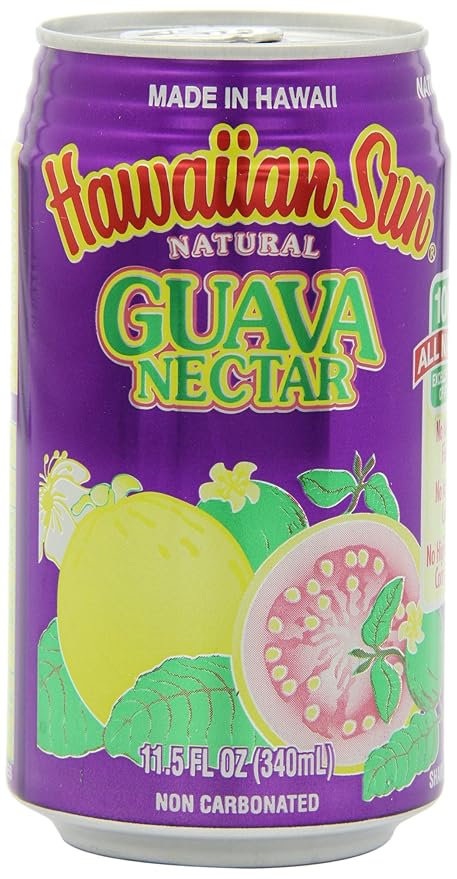 Hawaiian Sun Nectar Guava 11.5 Fl Oz (Pack of 24)