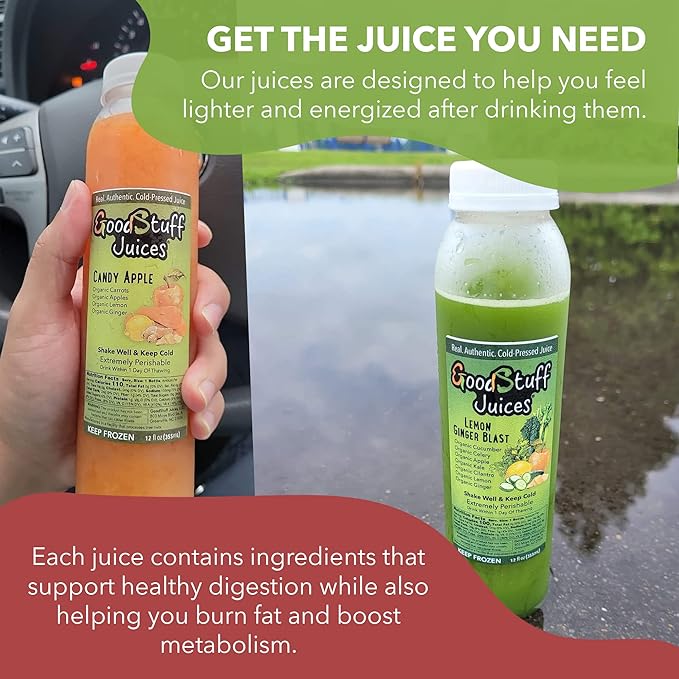 3 Day Juice Cleanse – 18 Cold-Pressed Juices | GoodStuff Summer Slim Detox | Fresh Ready-to-Drink Reset