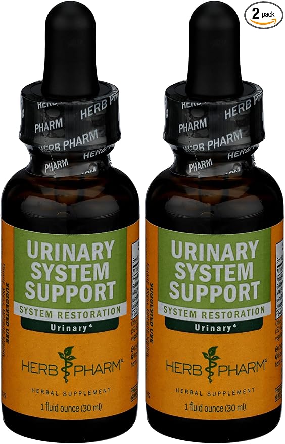 Herb Pharm Urinary System Support Liquid Herbal Formula 1 Fl Oz (Pack of 2)