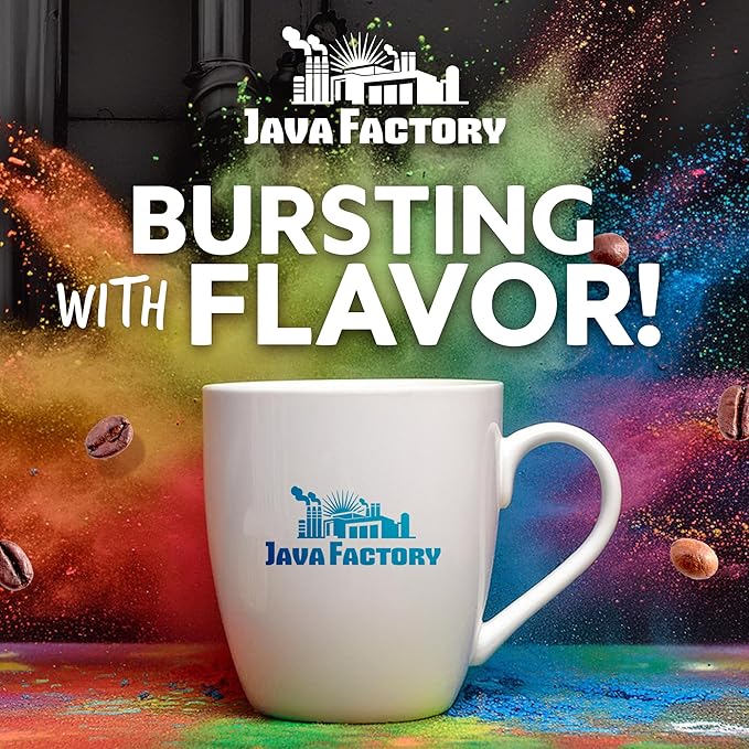 Java Factory Coffee Pods Dark Roast Coffee for Keurig K Cup Brewers Hello Darkness 80 Count