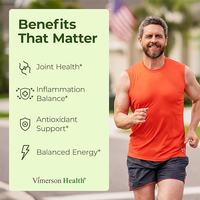 Turmeric Curcumin Supplement with Green Tea Extract (ECGC) &amp Vitamin C for Joint Health Energy &amp Inflammation Balance - Organic Tumeric Curcumin with Black Pepper - Gluten-Free Non-GMO - 60