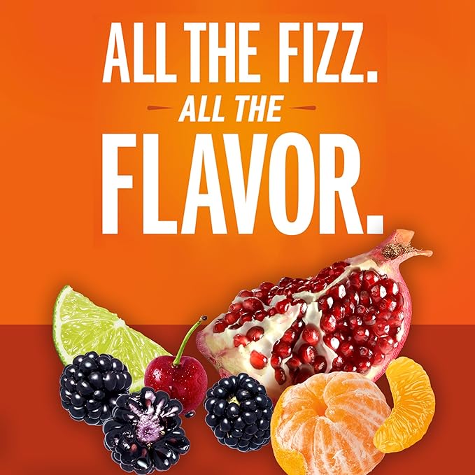 IZZE Sparkling Juice Beverage BlendSunset Variety PackClementinePeachCherry LimePomegranateNo Sugar Added8.4 Fl Oz(Pack of 48)
