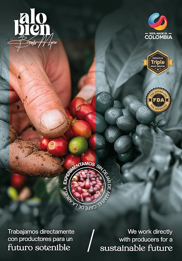 Alo Bien Specialty Coffee (Ground) 1 LB. - Café Especial Colombiano Tostado By Beta Mejía