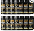 Multi Collagen Protein Powder 16.2 oz (Pack of 12) | 5 Types with Bone Broth Hydrolyzed Peptides Biotin &amp MCT Oil Unflavored Supports Skin Hair Nails Joints &amp Gut Health