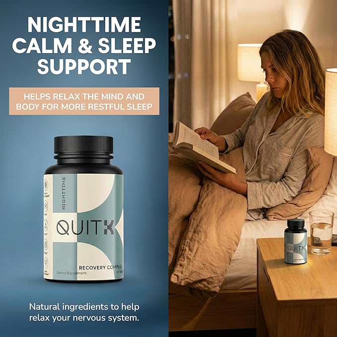 Withdrawal and Detox Support 60 Day Recovery Complex – Sleep Energy Stress Mood &amp Craving Support – Daily Supplement - Magnesium Glycinate Ashwagandha GABA L-Theanine Agmatine &amp More