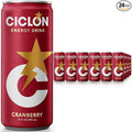Ciclon Energy Drink Cranberry Flavor 24 Cans (10 Fl Oz)