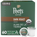 Peet's Coffee USDA Organic Dark Roast Keurig K-Cup Pods 100% Arabica Coffee - Alma de la Tierra 60 Count (6 Boxes of 10 Pods)