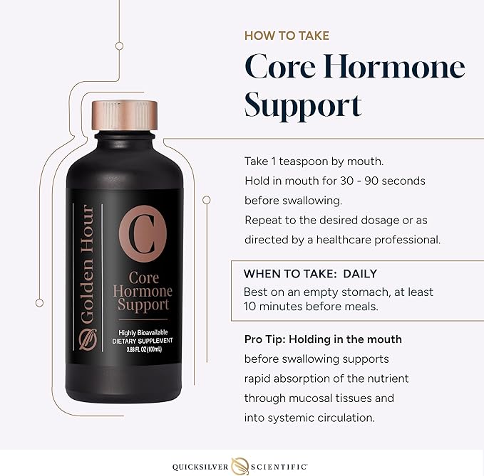 Quicksilver Scientific Core Hormone Support 3.88 fl oz (100ml)