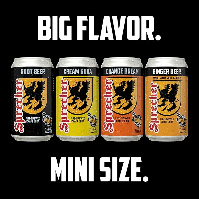 Sprecher Cream Soda 7.5 fl oz Mini Cans (10 Pack)