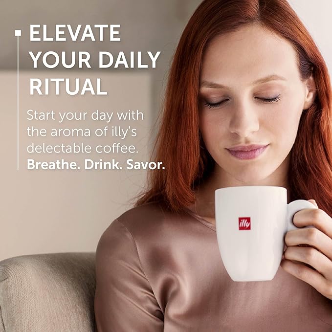illy Whole Bean Coffee Intenso Bold Roast 100% Arabica Premium Italian Coffee Ideal for Espresso Drip Moka and French Press Brewing 8.8oz 6 Pack