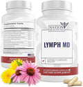 Lymph MD - Lymphatic Drainage Supplement - with Bromelain Echinacea Burdock Root Dandelion Rutin Kelp &amp More - Lymph System Support for Women &amp Men - 60 Capsules