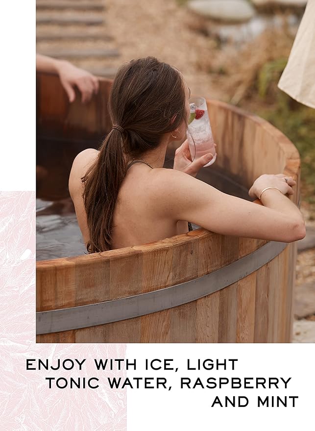 New London Light 'Midnight Sun' | 0% Non-Alcoholic Aperitif 70cl | Nordic wild coastal berries kelp and pine flavors | Made in England