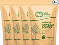 Papaya Leaf Powder 64 Ounces(4 Pounds) Dried from Fresh Green Leaves Good to Make Tea Juice Extract (No Fruit No Seeds) - Way4Organic