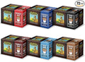 Cafe Don Pedro Variety Pack Arabica Low Acid Coffee Pods - Compatible with Keurig K-cup Coffee Maker 6 different flavors 100% Arabica Battles Heartburn Acidic Reflux 72 Coffee K Cups