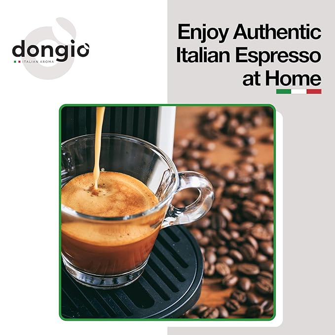 Dongiò Caffè Espresso Venezia (Decaf) - 100 Count of Single-Serve Coffee pods (5 Boxes of 20 capsules each) Compatible with Nescafé Dolce Gusto System Medium-Dark Roast CO₂ Naturally Decaffeinated
