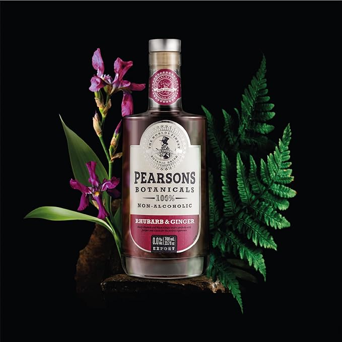 Gin Alternative Bundle | CeroCero White Grapefruit &amp Lemongrass | Pearsons Botanicals Rhubarb &amp Ginger | Non Alcoholic Spirits | Premium Non Alcoholic Gin by Spirits of Virtue 700ml