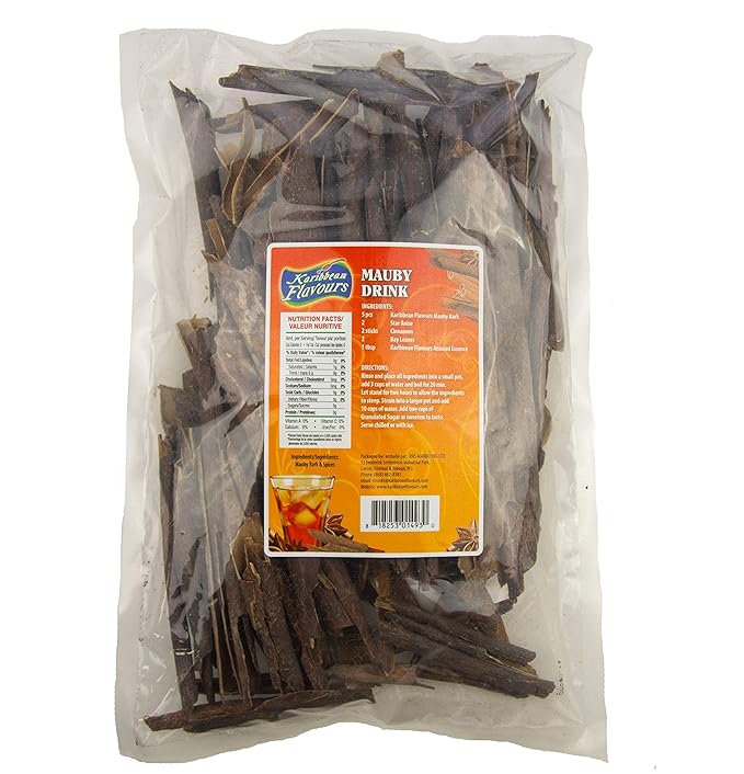 Mauby Bark and Spices | Mavi | Maby | Bitter Bark | Makes Cool Refreshing Beverage (1 Lb - pack of 1)