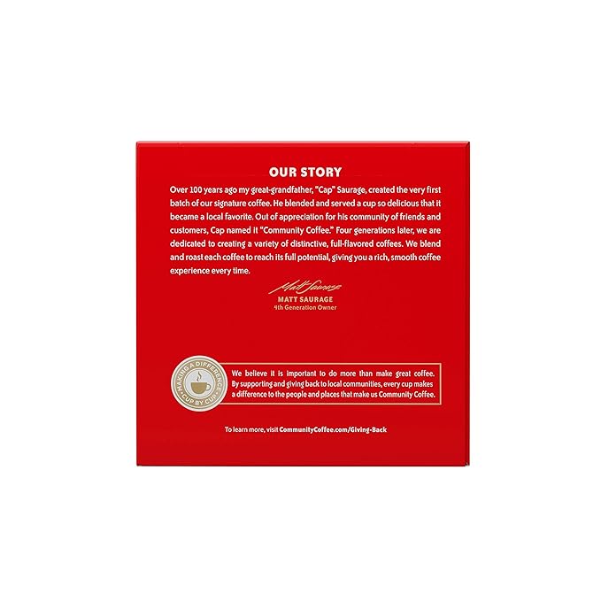 Community Coffee Breakfast Blend Medium Roast Single Serve K-Cup Compatible Coffee Pods Box of 18 Pods (Pack of 12)