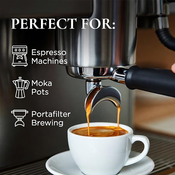 FLORIANUS Peruvian Coffee – Premium 100% Arabica Whole Bean &amp Ground – Medium &amp Dark Roast – 17.64 oz (500g) (Dark Roast Espresso)