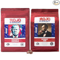 Rojo Elephant Handcrafted Ground Coffee 100% Arabica Beans 11 0z Bags Pack of 2 Trump's Triumph Honest Abe Decaf Excellence Pack