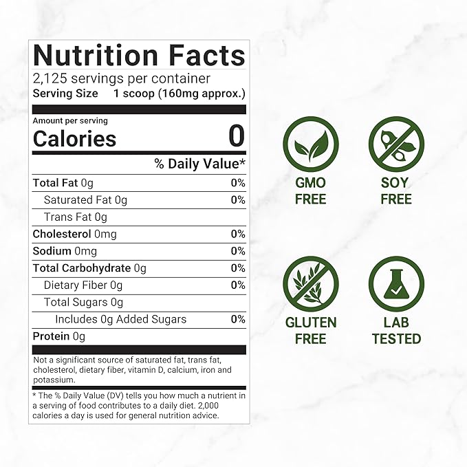 Organic Stevia Extract Powder 12oz – Natural Sweetener &amp Sugar Substitute – Pure Stevia Leaf – Great for Cooking Baking or Drinks – No Erythritol or Additives – Non-GMO Sugar Free Zero Calori