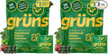Gruns Adult Super Greens Multivitamin Gummies Superfood Gummy Vitamins for Women and Men with Spirulina Chlorella Adaptogens &amp Prebiotic Fiber for Digestive Health (28 Count) (Pack of 2)