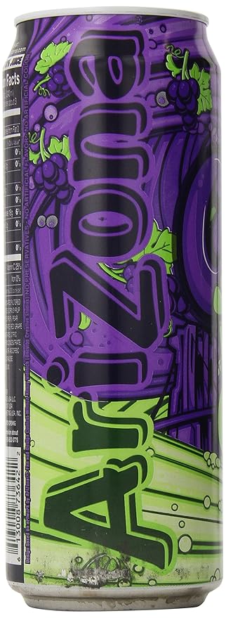 AriZona Lime Rickey Grape 23 Ounce (Pack of 24)