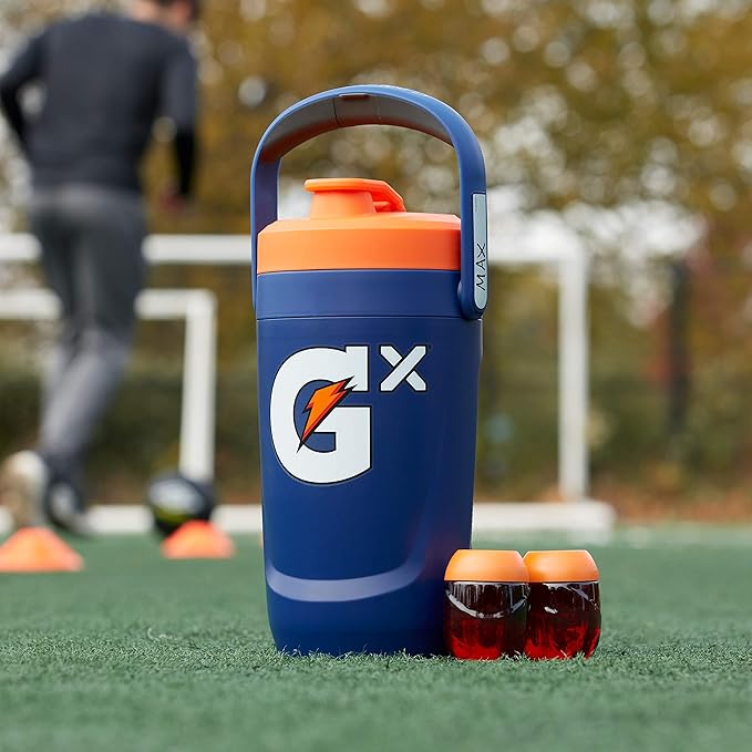 Gatorade Gx Performance Jug 64oz Leakproof Non Slip Grip Great for Athletes Navy