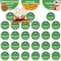 30-count K-Cup portion packs for Keurig K-Cup Brewers Variety with Green Mountain Flavors Caramel Vanilla Cream Hazelnut and Brown Sugar Crumble Packaged by Brightest Place