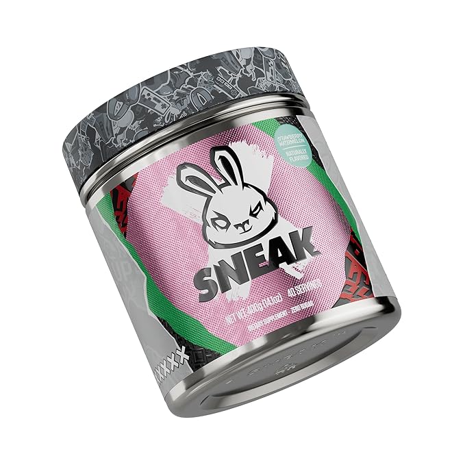 SNEAK Energy Drink Powder | Strawberry Watermelon | No Sugar. No Nasties. Just Natural Caffeine Focus-Boosting Nootropics | 40 Servings