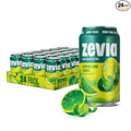 Zevia Zero Calorie Soda Lemon Lime Twist 12 Fl Oz Cans (Pack of 24)