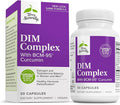 Terry Naturally DIM Complex - Dietary Supplement with BCM-95 Curcumin - Supplement to Support Healthy Hormone Balance Liver Health &amp Menopause Symptom Relief - 30 Capsules