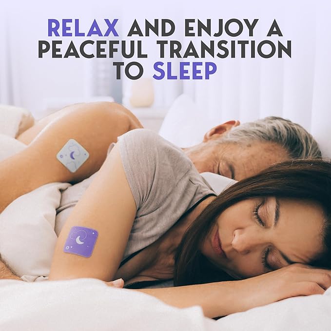 Klova ZSleep Patches for Adults | Natural Sleep Aid with Melatonin Ashwagandha Valerian GABA &amp L-Theanine | Fall Asleep Faster Stay Asleep Longer &amp Wake Up Refreshed | 28 Sleep Patches