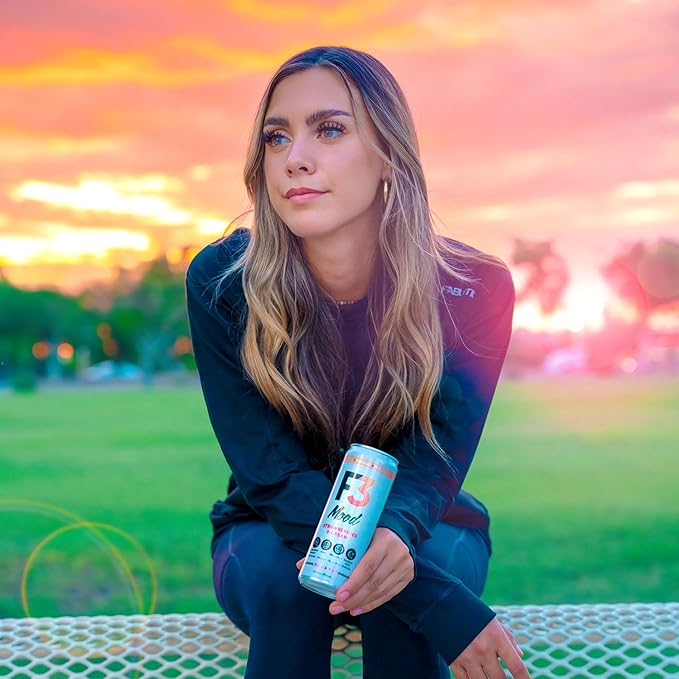 F3 Mood Variety Pack - Functional Sparkling Juice Drink with Powerful Nootropics to Reduce Stress BCAAs for Muscle Recovery and Chamomile &amp Valerian Root for Sleep - Caffeine Free (12 Pack)
